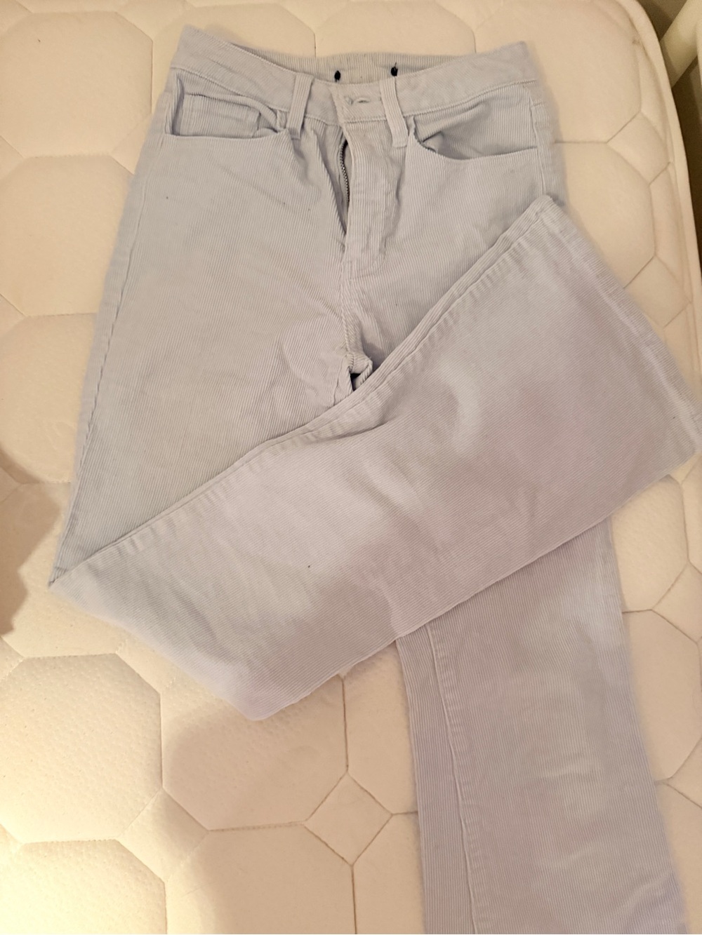 & Other Stories Pale Blue Corduroy Flare Pants